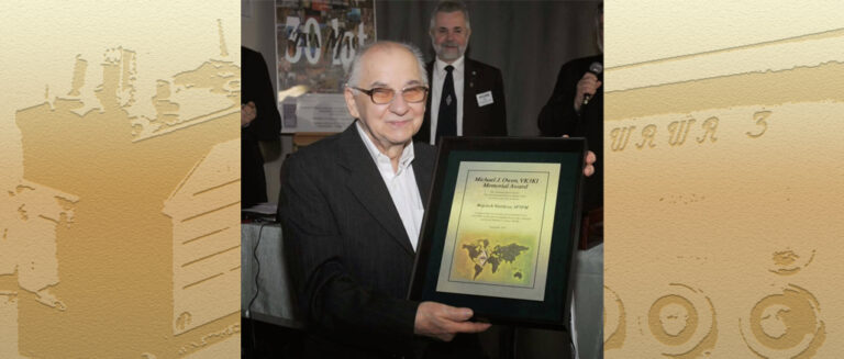 NAGRODA IARU DLA WOJCIECHA NIETYKSZY