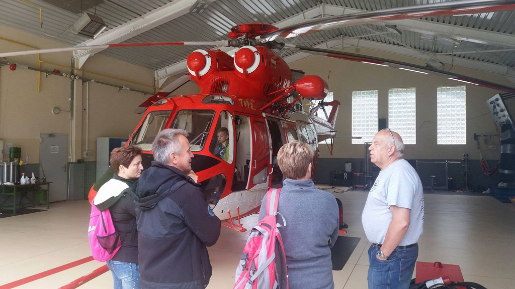 ODWIEDZINY W BAZIE ŚMIGŁOWCOWEJ TOPR