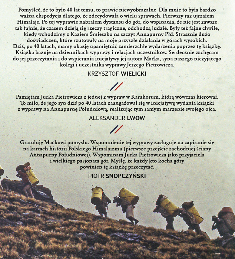 PREMIERA KSIĄŻKI O WYPRAWIE ANNAPURNA SOUTH 1979