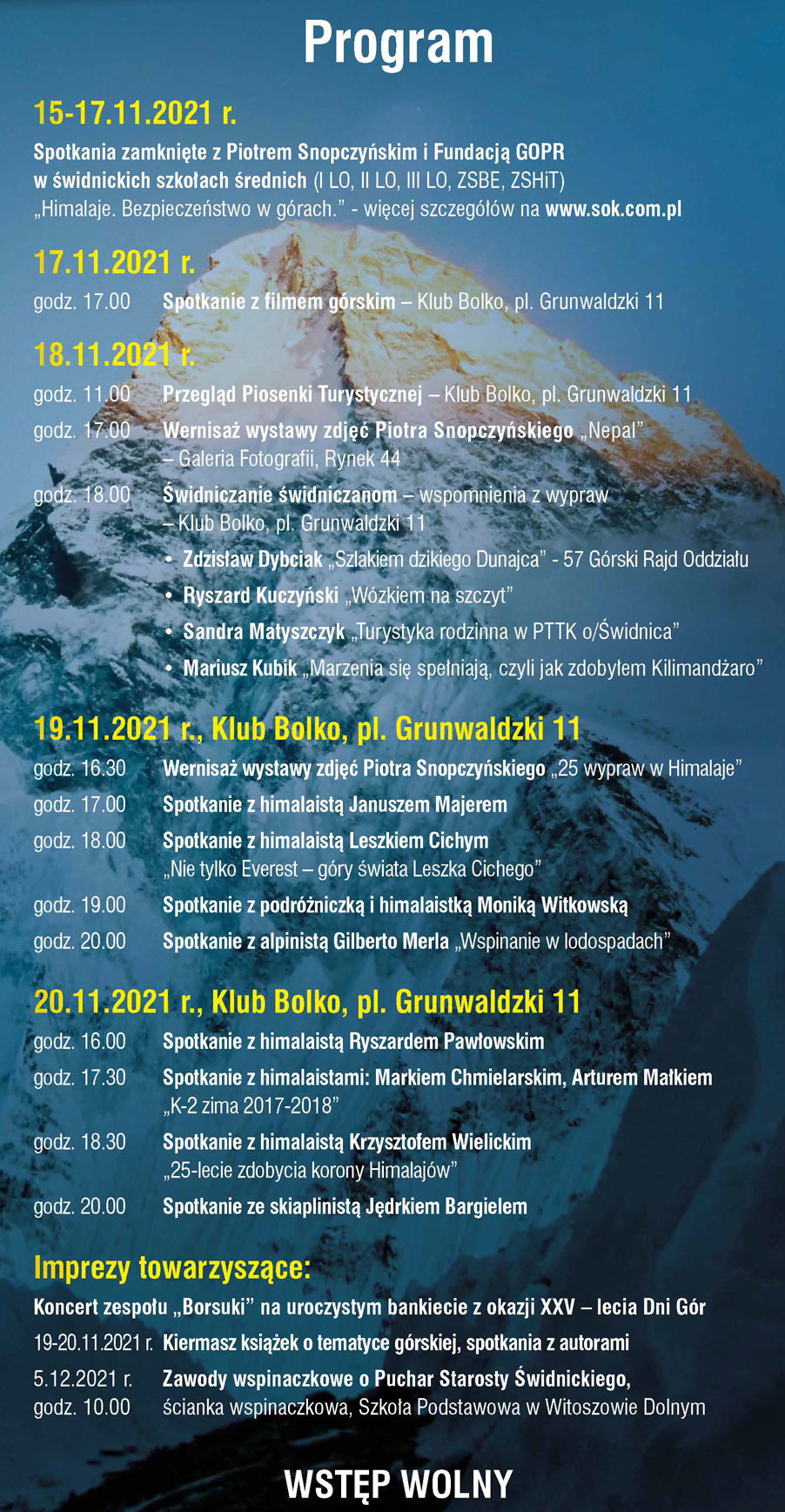 XXV DNI GÓR ŚWIDNICA 2021